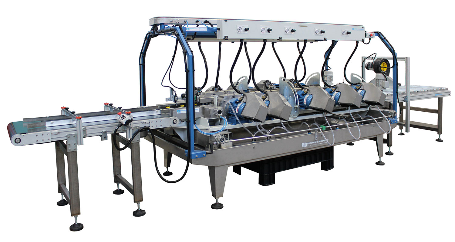 MWT - BILATERAL AUTOMATIC MACHINE FOR WINDOWSILLS AND THRESHOLDS